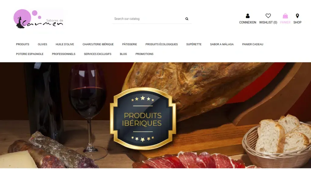 épicerie en ligne saboresdecarmen.com